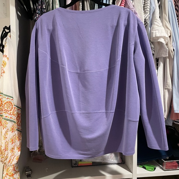 SOLD - Lululemon Back in Action LS - Picture 2 of 3